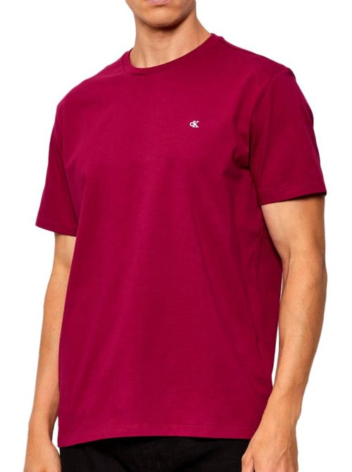 Calvin Klein Jeans Classic T-shirt voor Heren - Roze Framboos - Kiabi Calvin Klein Jeans Classic T-shirt voor Heren - Roze Framboos - Kiabi