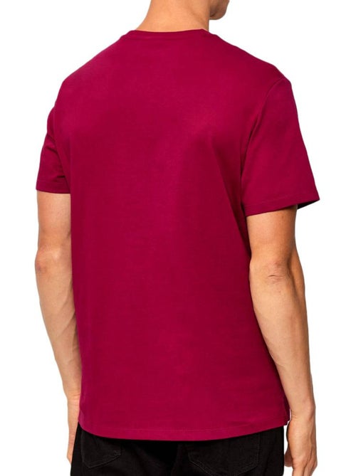 Calvin Klein Jeans Classic T-shirt voor Heren - Roze Framboos - Kiabi Calvin Klein Jeans Classic T-shirt voor Heren - Roze Framboos - Kiabi