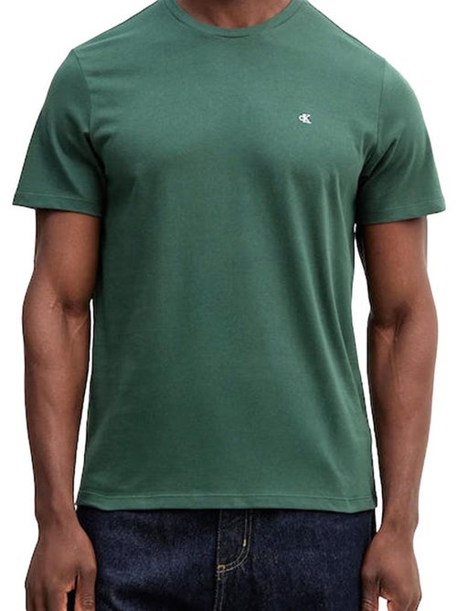 Calvin klein jeans classics donkergroen t-shirt voor heren - Kiabi Calvin klein jeans classics donkergroen t-shirt voor heren - Kiabi