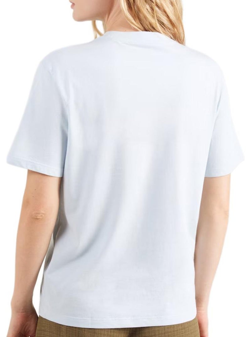 Calvin klein jeans classics lichtblauw t-shirt voor dames Blauw - Kiabi