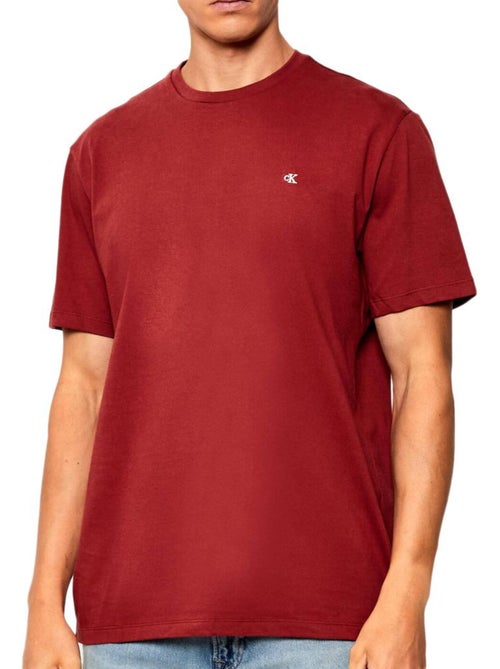 Calvin Klein Jeans Classics Rood T-Shirt voor Heren - Kiabi Calvin Klein Jeans Classics Rood T-Shirt voor Heren - Kiabi