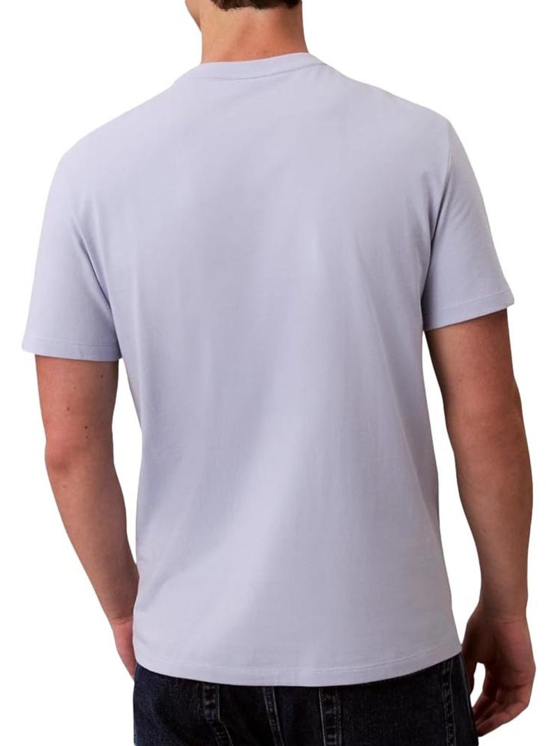 Calvin Klein Jeans Classics T-shirt Mauve voor Heren Paars - Kiabi