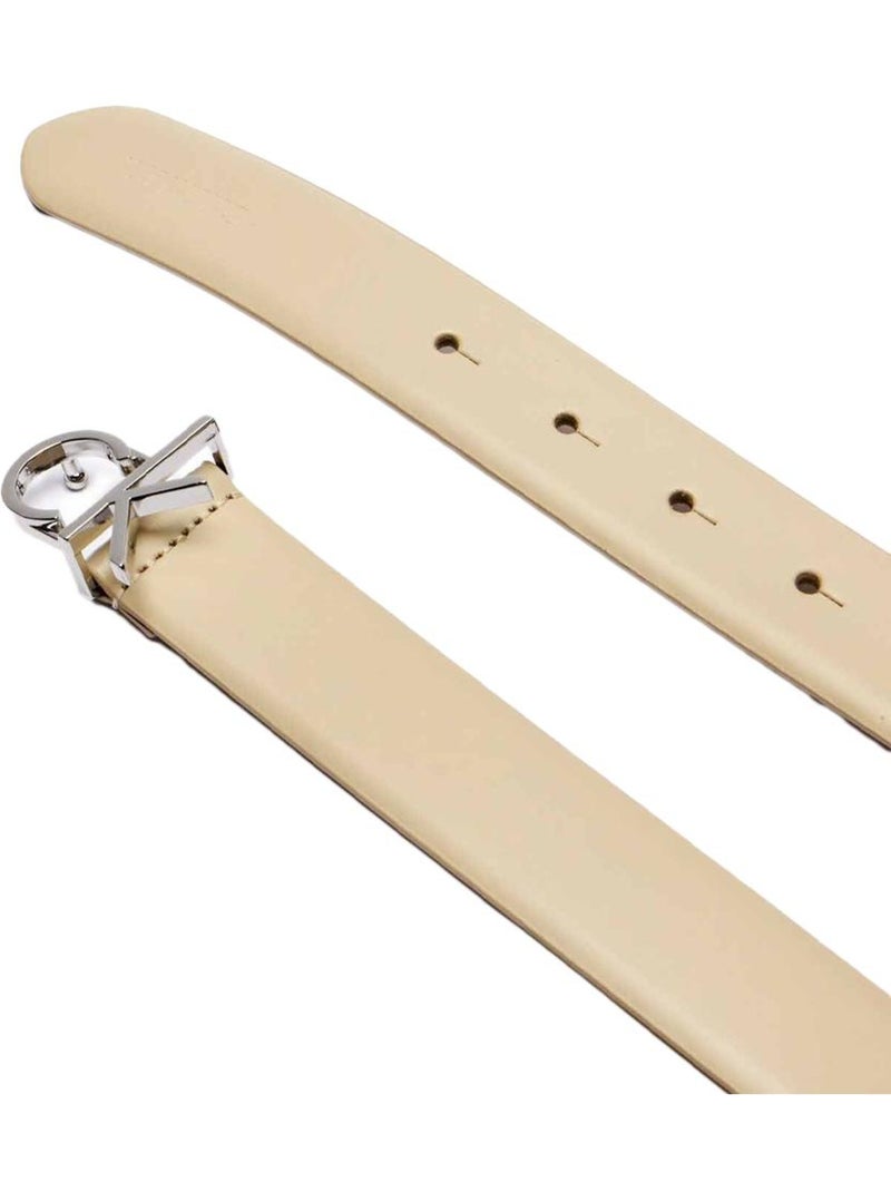 Calvin Klein Jeans Dames Beige CK Gesp Riem Beige - Kiabi