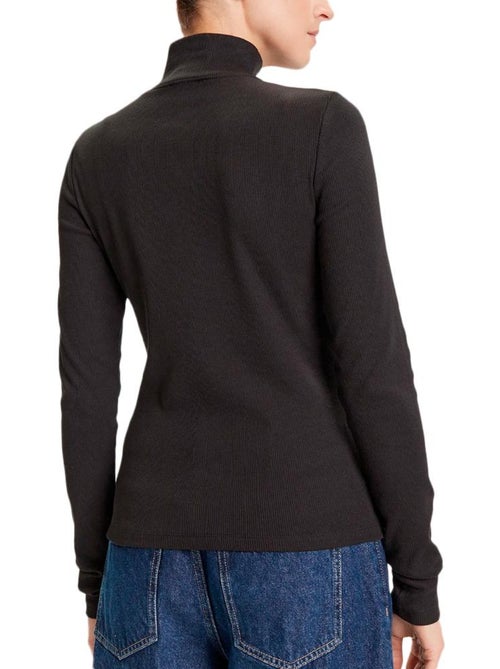 Calvin Klein Jeans Dames Coltrui T-shirt Bruin met Label - Kiabi Calvin Klein Jeans Dames Coltrui T-shirt Bruin met Label - Kiabi