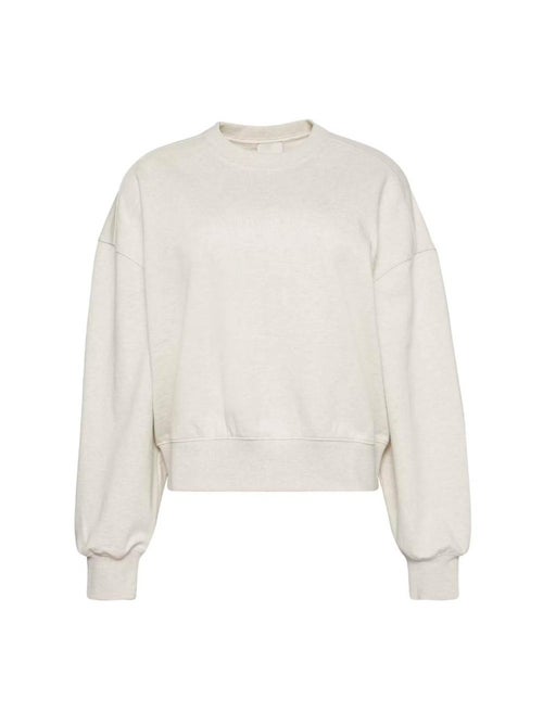 Calvin Klein Jeans Dames Ecru French Terry Sweatshirt - Kiabi Calvin Klein Jeans Dames Ecru French Terry Sweatshirt - Kiabi