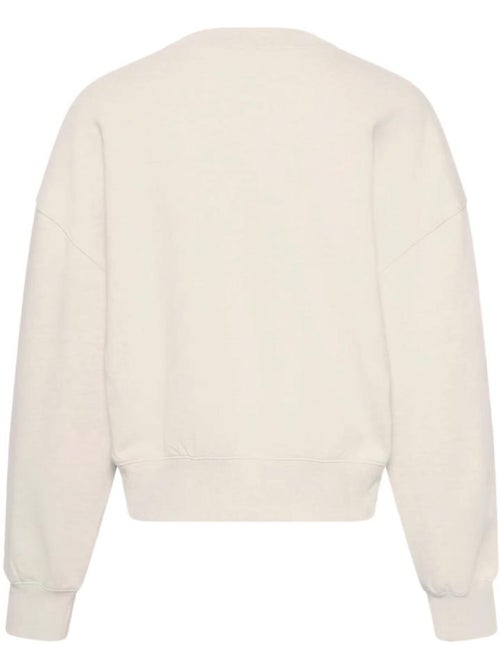 Calvin Klein Jeans Dames Ecru French Terry Sweatshirt - Kiabi Calvin Klein Jeans Dames Ecru French Terry Sweatshirt - Kiabi