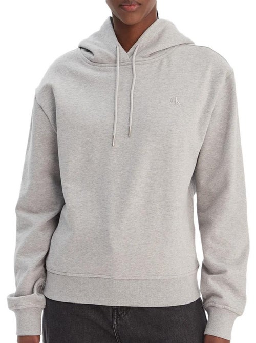 Calvin Klein Jeans Dames Grijs Archief Sweatshirt LV047C224G - Kiabi Calvin Klein Jeans Dames Grijs Archief Sweatshirt LV047C224G - Kiabi