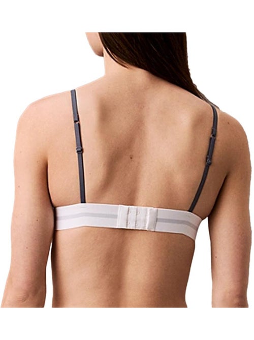 Calvin Klein Jeans Dames Grijze Ongevoerde Triangel Bh - Kiabi Calvin Klein Jeans Dames Grijze Ongevoerde Triangel Bh - Kiabi