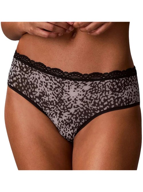 Calvin klein jeans dames hipster culotte met zwarte luipaardprint - Kiabi Calvin klein jeans dames hipster culotte met zwarte luipaardprint - Kiabi