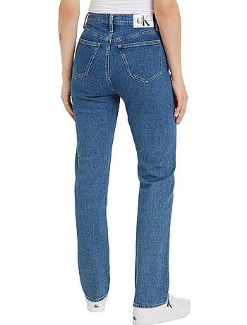 Calvin klein jeans dames regular fit jeans blauw j20j222777