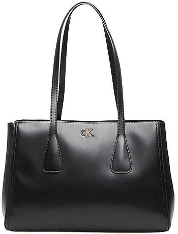 Calvin klein jeans dames shopper zwart wit medium