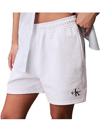 Calvin klein jeans dames short monologo wit