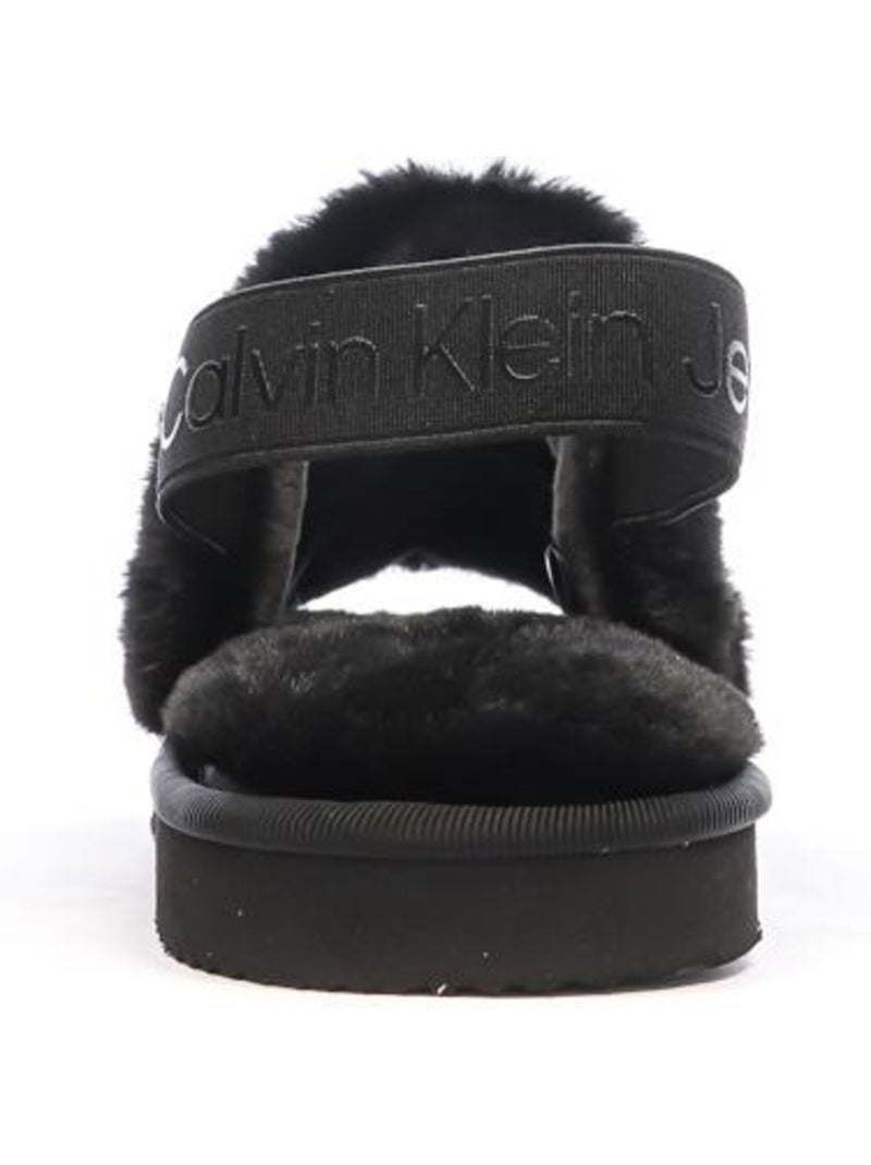 Calvin Klein Jeans Dames Slippers Zwart Zwart - Kiabi