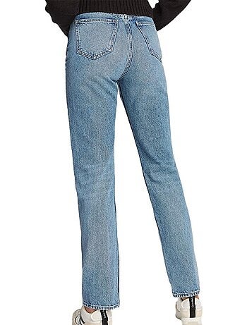 Calvin klein jeans dames straight leg jeans blauw