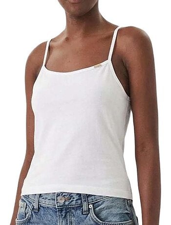Calvin klein jeans dames stretch tanktop wit