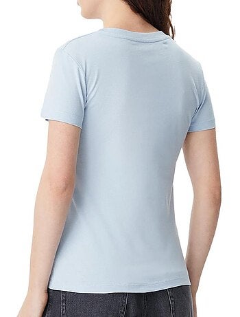 Calvin klein jeans dames t-shirt blauw met gradiënt