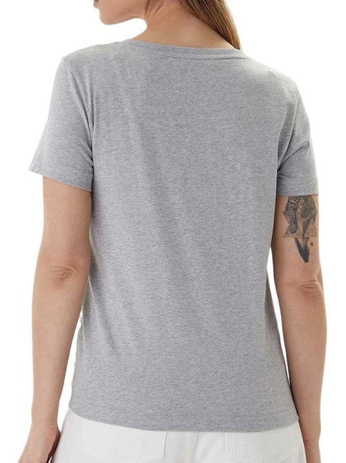 Calvin Klein Jeans Dames T-shirt Grijs Archive LV047B205G - Kiabi Calvin Klein Jeans Dames T-shirt Grijs Archive LV047B205G - Kiabi