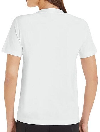 Calvin klein jeans dames t-shirt met pailletten wit