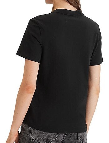 Calvin klein jeans t-shirt dames violet klassiek monologo