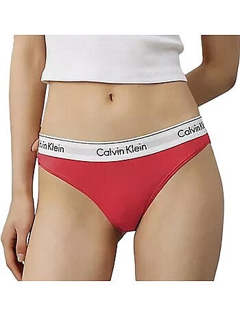 Calvin klein jeans dames tanga set - 2 stuks grijs/roze