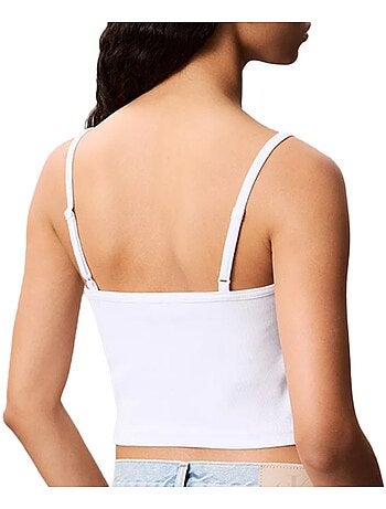Calvin klein jeans zwarte dames débardeur a-woven