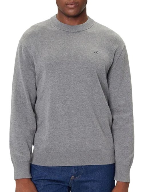 Calvin Klein Jeans Easy Sweatshirt Grijs voor Heren - Kiabi Calvin Klein Jeans Easy Sweatshirt Grijs voor Heren - Kiabi