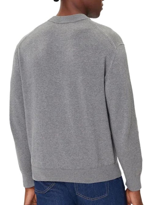 Calvin Klein Jeans Easy Sweatshirt Grijs voor Heren - Kiabi Calvin Klein Jeans Easy Sweatshirt Grijs voor Heren - Kiabi