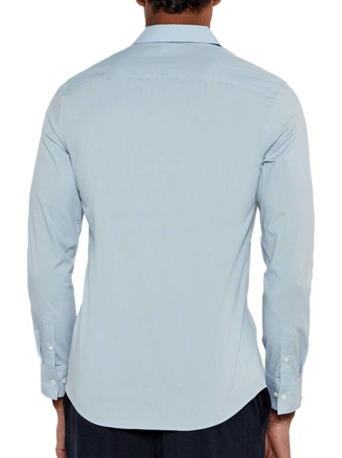 Calvin Klein Jeans Effen Lichtblauw Overhemd voor Heren - Kiabi Calvin Klein Jeans Effen Lichtblauw Overhemd voor Heren - Kiabi