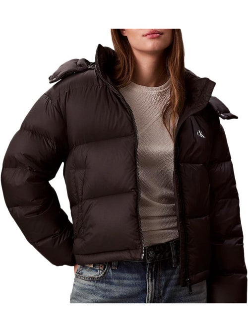 Calvin Klein Jeans Essential Midweight Zwarte Dames Puffer Jas - Kiabi Calvin Klein Jeans Essential Midweight Zwarte Dames Puffer Jas - Kiabi