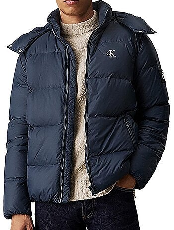 Calvin klein jeans essentials donsjack voor heren - marineblauw