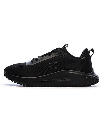 Calvin klein jeans eva runner mix heren sneakers zwart