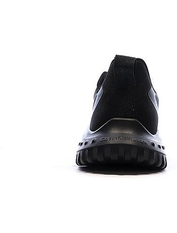 Calvin klein jeans eva runner mix heren sneakers zwart