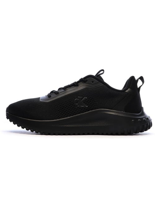 Calvin Klein Jeans Eva Runner Mix Heren Sneakers Zwart - Kiabi Calvin Klein Jeans Eva Runner Mix Heren Sneakers Zwart - Kiabi