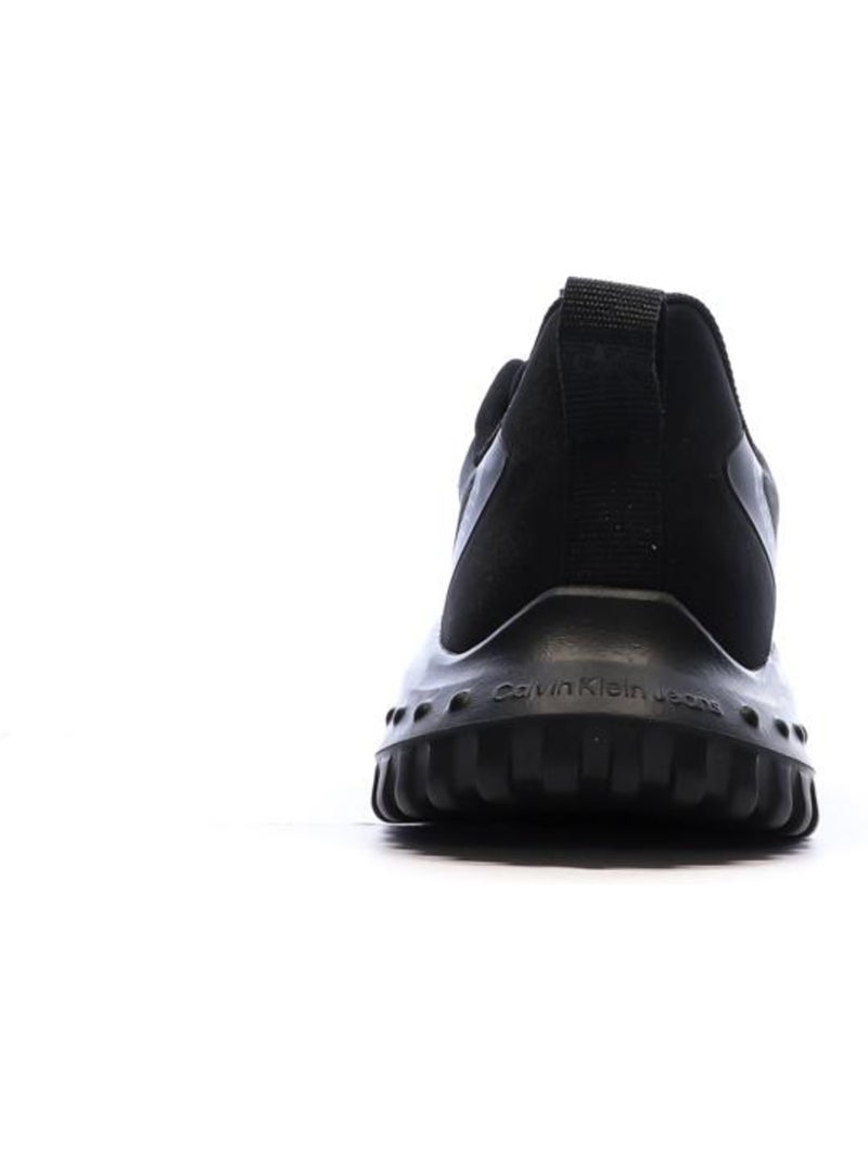 Calvin Klein Jeans Eva Runner Mix Heren Sneakers Zwart Zwart - Kiabi