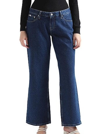 Calvin klein jeans extreme baggy fit damesjeans blauw
