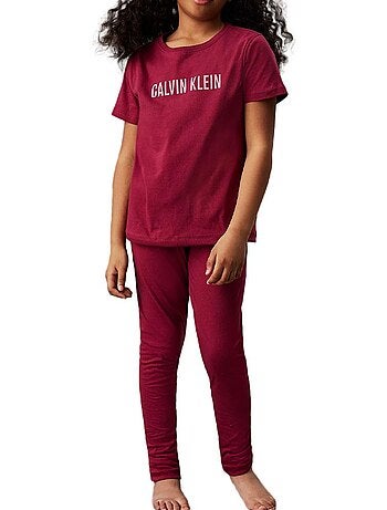 Calvin klein jeans gebreide pyjama rood voor meisjes
