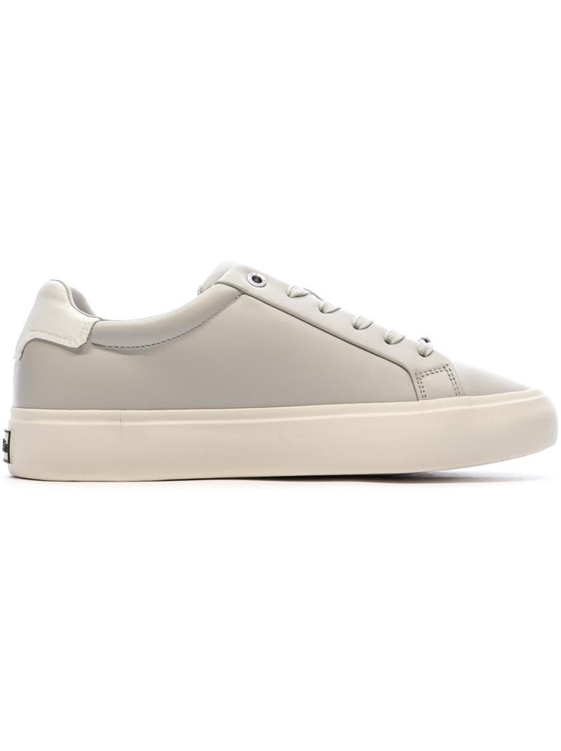 Calvin Klein Jeans Grijze Dames Sneakers met Veters Zilvergrijs - Kiabi