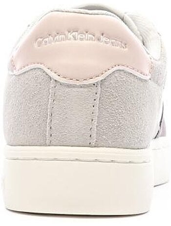 Calvin klein jeans grijze dames sneakers mushroom