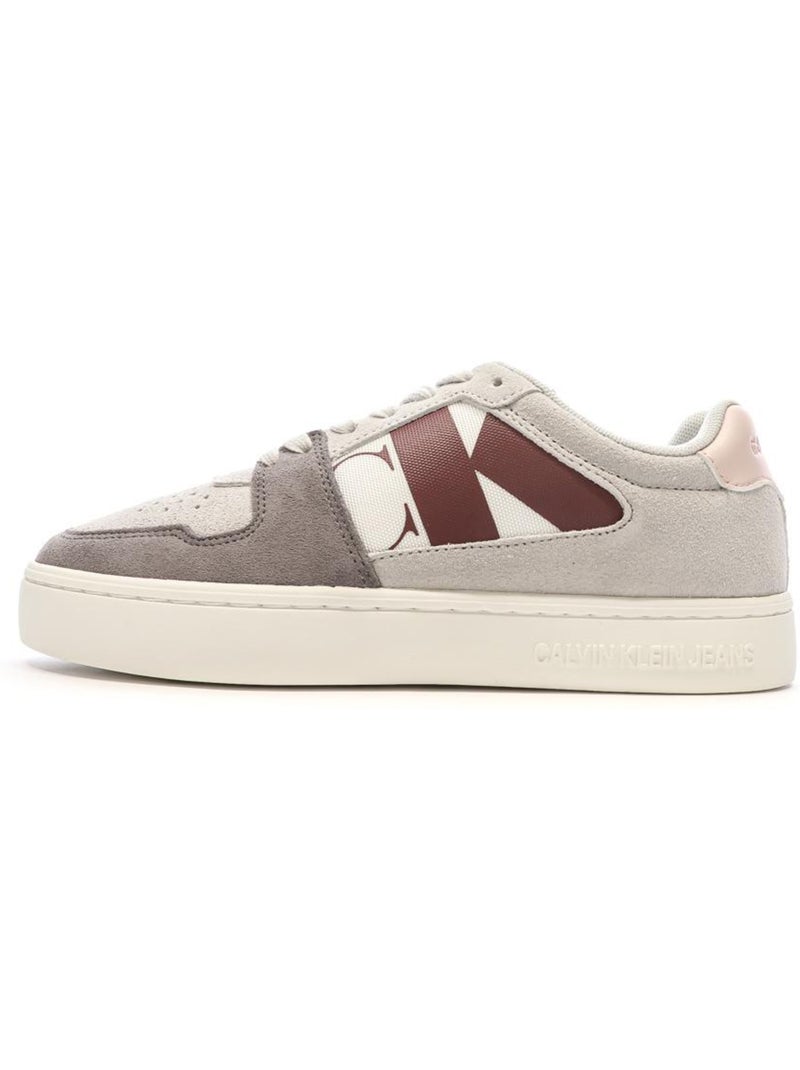 Calvin Klein Jeans Grijze Dames Sneakers Mushroom Zilvergrijs - Kiabi