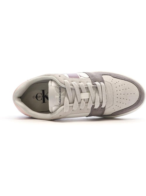 Calvin Klein Jeans Grijze Dames Sneakers Mushroom - Kiabi Calvin Klein Jeans Grijze Dames Sneakers Mushroom - Kiabi