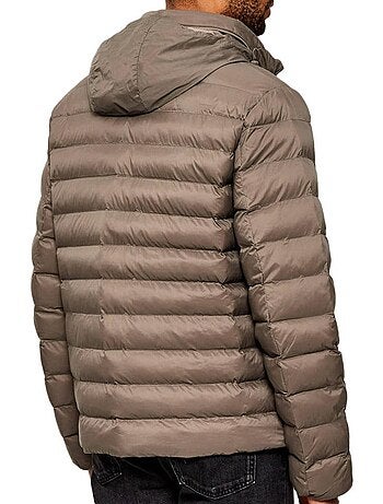 Calvin klein jeans zwarte gewatteerde jas voor heren lv04rc511g