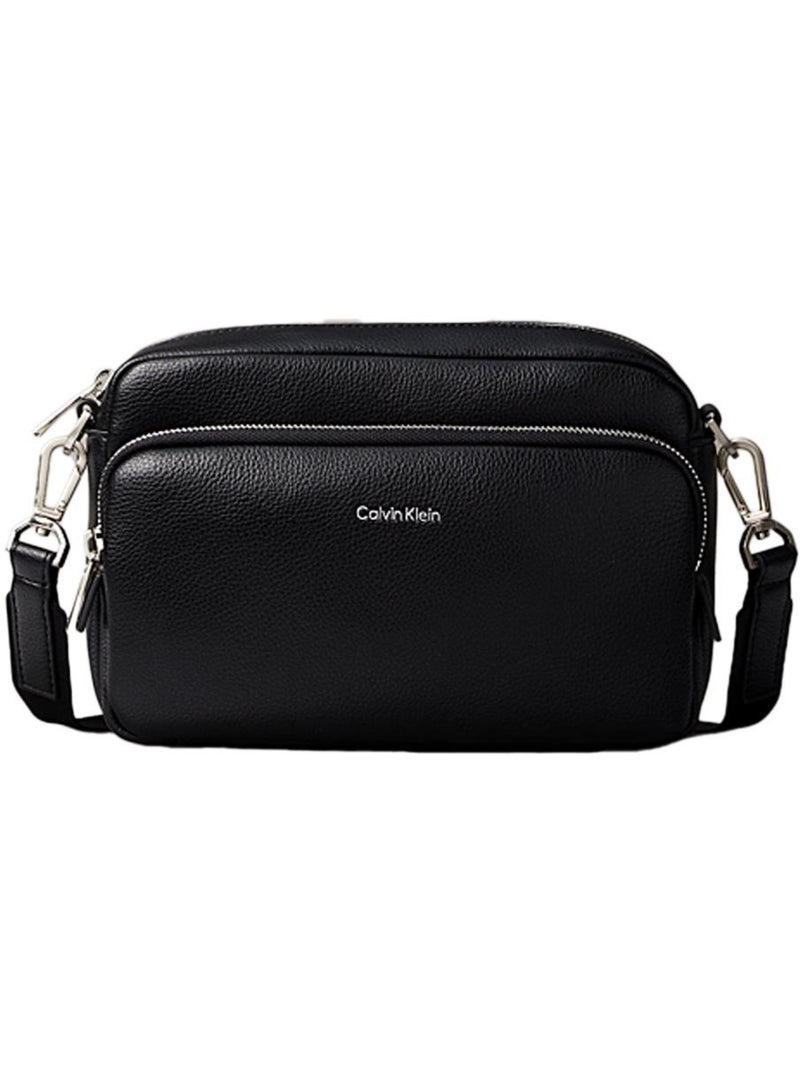 Calvin Klein Jeans Heren Cameratas Zwart - Crossbody Tas met Verhoogd Logo Zwart - Kiabi