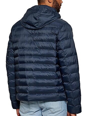 Calvin klein jeans zwarte gewatteerde jas voor heren lv04rc511g