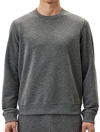 Calvin klein jeans heren grijze sweatshirt - pullover 00gms4w333-mht