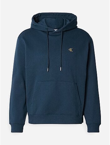 Calvin klein jeans heren hoodie donkerblauw 350 terry