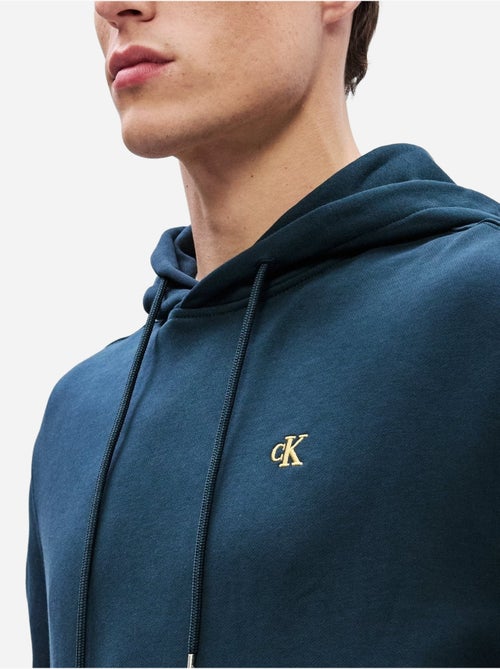 Calvin Klein Jeans Heren Hoodie Donkerblauw 350 Terry - Kiabi Calvin Klein Jeans Heren Hoodie Donkerblauw 350 Terry - Kiabi