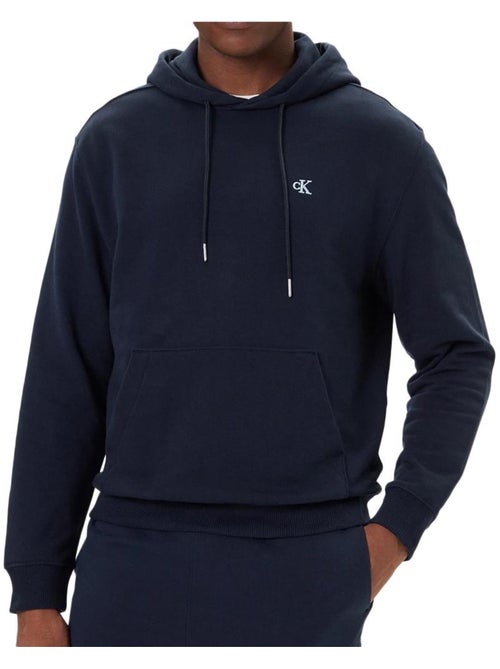 Calvin Klein Jeans Heren Hoodie Donkerblauw 350 Terry Monogram - Kiabi Calvin Klein Jeans Heren Hoodie Donkerblauw 350 Terry Monogram - Kiabi