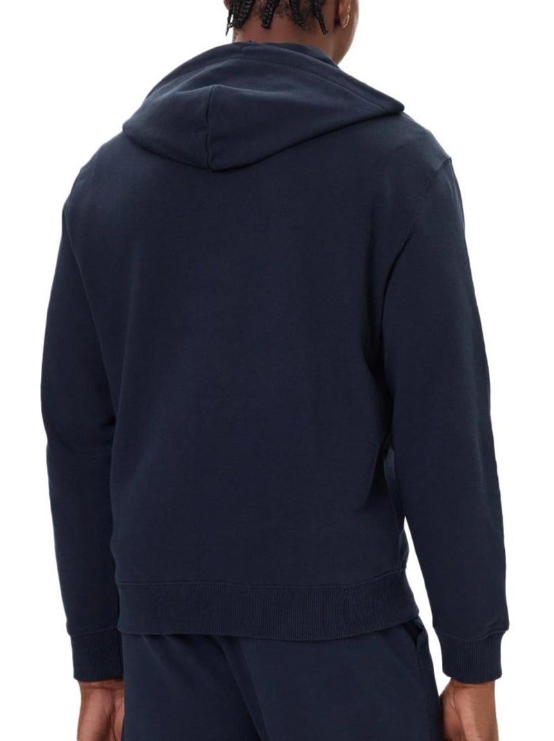 Calvin Klein Jeans Heren Hoodie Donkerblauw 350 Terry Monogram Marineblauw - Kiabi