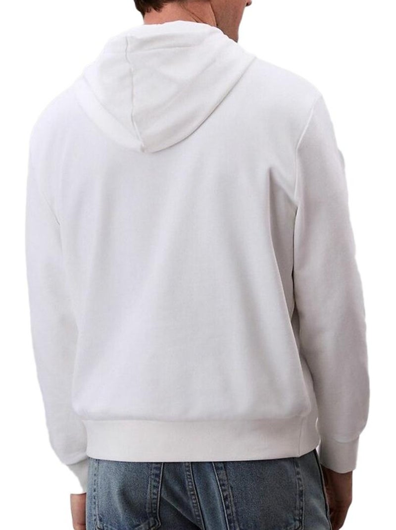 Calvin Klein Jeans Heren Hoodie Wit 350 Wit - Kiabi