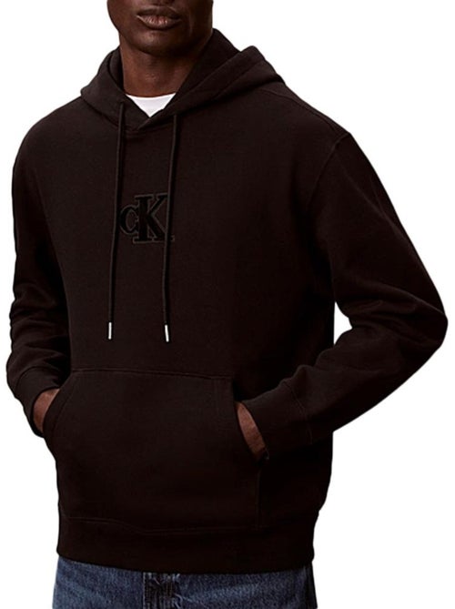 Calvin Klein Jeans Heren Hoodie Zwart 3500 - Kiabi Calvin Klein Jeans Heren Hoodie Zwart 3500 - Kiabi